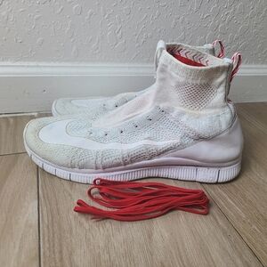 NikeFree Flyknit Mercurial 'Triple White'